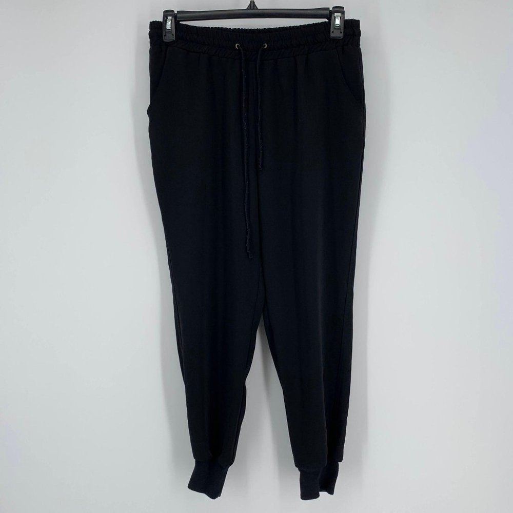 Harlowe & Graham Black Pull On Jogger Pants Size L